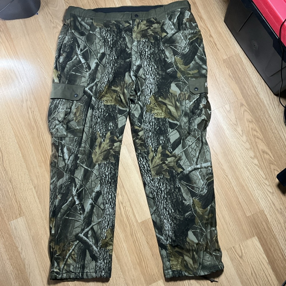 EXCELLENT! Scent-Lok AP Real Tree Camo Hunting Pant XXL 2XL Men THICK FLEECE